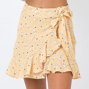 Princess Polly Zecca Wrap Mini Skirt